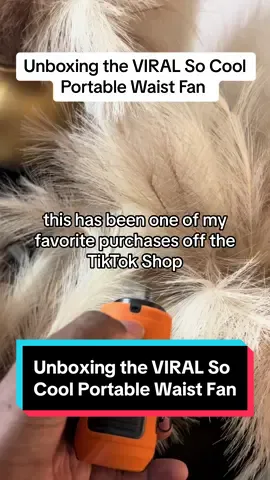 Unboxing the VIRAL So Cool Portable Waist Fan #foryou #foryoupage #socool #portablewaistfan #fypシ゚viral #CapCut #tiktokmademebuyit #TikTokShop #tiktokfinds 