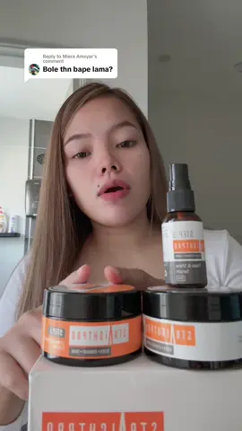 Replying to @Miera Amsyar  so far pakai sebulan masih lurus lagi bergantung pada rambut masing2 , 1 set ni boleh pakai 2-3 kali ikut panjang rambut 😊 #straightpro #pelurusrambut #krimpelurusrambut 