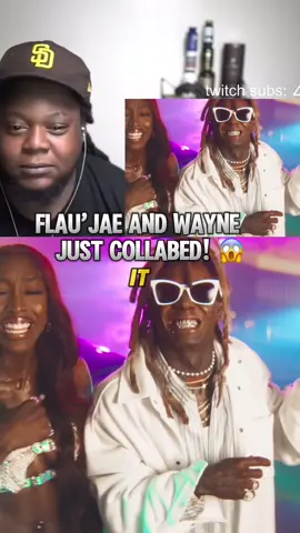 Flau’jae got one with Weezy 🙌🏽 #flaujaejohnson #angelreese 