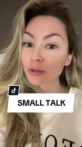 How to navigate small talk 🤝 #englishteacher #englishtips #englishlesson 