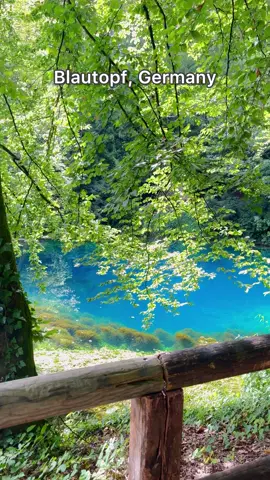 Lake Blautopf, Germany #blautopf #blaubeuren #bluewater #bluelake #PlacesToVisit #traveling #explore 