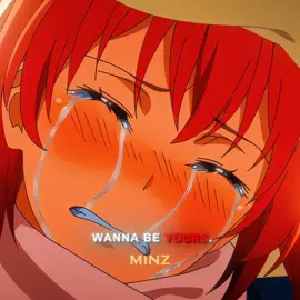 Wanna be yours. #throwfamily #hanasq #anime #animesadmoment #minnn乄 
