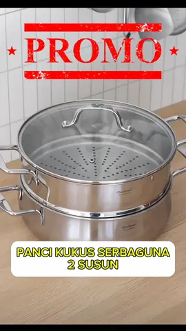 promo panci kukus 2 susun 40 ribuan saja #pancikukus #pancikukus2susun #perabotandapur #perabotanrumah #kichenware #fyp #panciserbaguna 