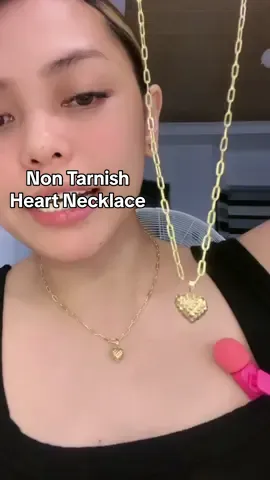Non Tarnish necklace for everyday use!🥰💖💖#nontarnish #necklace #hypoallergenic #stainlesssteel #jewelry #trending 
