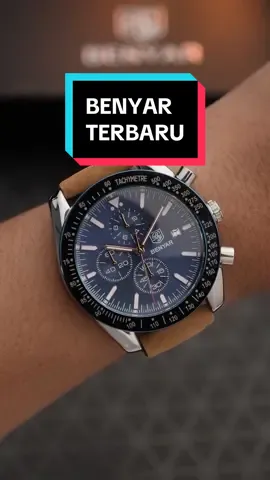 Tampan dan berani, Benyar siap menemani. Modal Rp600 ribuan saja, kamu sudah dapat timepiece maskulin ini. Hadir dengan fitur chronograph yang bersanding dengan date di posisi pukul 3. Warna biru navy-nya tampan dengan leather strap warna cokelat. Pakai jas profesional atau t-shirt casual, siap-siap aja jadi pusat perhatian. Benyar BY-5140LE-SLVBLU Chronograph yang baru mendarat ini, siap Minwatch kirim. Segera dipesan sebelum kehabisan~ #ShareYourTime #JamTangan #Machtwatch #PastiOri #jamtangancowok #benyar 