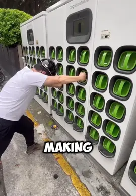 Total Efficiency! Battery Swapping in Taiwan 🌟 Witness the future of urban transport! In Taiwan, electric moped riders can swap their depleted batteries for fully charged ones in less than two minutes at battery exchange stations. 🚀 These efficient stations eliminate the need for long charging times and promote sustainability. 🌿 #ElectricScooters #BatterySwap #Efficiency #TaiwanInnovation #tiktok #fyp #foryou 