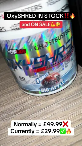 Now in the UK‼️🥰 enjoy this amazing discount💪 #oxyshred #oxyshredenergy #tiktokmademebuyit 