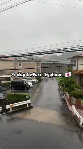 typhoon in Jpn⛈️ #Vlog #fyp #staysafe #typhoon 