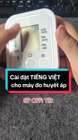 Hướng dẫn cài đặt giọng đọc tiếng việt máy đo huyết áp bắp tay đơn giản #maydohuyetap  #dohuyetap  #huyetap #huyetapcao  #huyetapthap