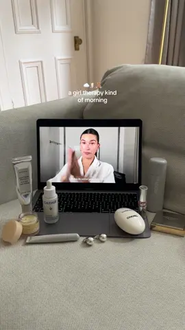 Girl therapy includes watching vogue beauty secrets and doing skincare👼🏽🕯️☁️ #girltherapy #girlhood #voguebeautysecrets #grwm #skincare #skincarelover #skincareroutine #morningroutine #morningskincareroutine 
