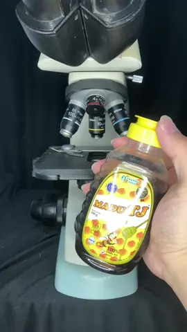 Ada yang suka madu? #mikroskop #madu #honey #microscope #fyp #fyppppppppppppppppppppppp #fypシ #xyzbca #fypシ゚viral #professor501 