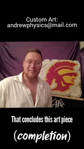 CUSTOM TROJAN PIECE  Hope y'all enjoy the vid as much as i enjoyed making the art 😁 This was another custom pieces Order yours today! (no pressure xD) andrewphysics@mail.com or linktr.ee/andrewphysics love y'all  #andrewphysics #andrewphysicstwitch #agstoneart #customart 