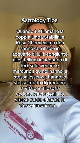 Astrology Tips : @Linda Stabilini e @Rosa Chemical 🤍🫶🏻🎧 #fyp #foryou #foryoupage #perte #andiamoneiperte #astrology #astrologytiktok #viral #birthchart 