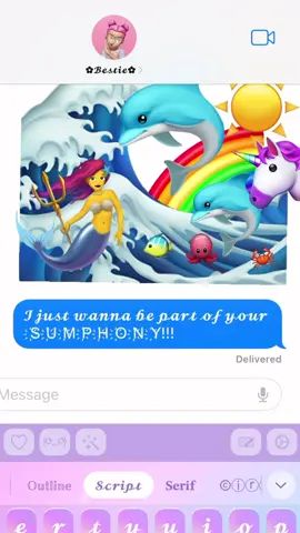 Tutorial: how to be a cringe 🧜‍♀️🦄🐬🌊🐠🌈 #cringe #emoji #emojicombos #emojicombo #dolphins #ijustwannabepartofyoursymphony #symphony 