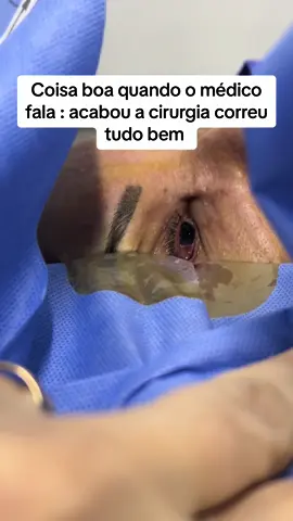 Cirurgia oftalmológica. #catarata #glaucoma #cirurgia #medicina #olhos #rotina 