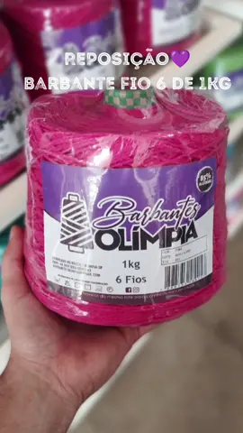 REPOSIÇÃO💜 Barbante fio 6 de 1kg