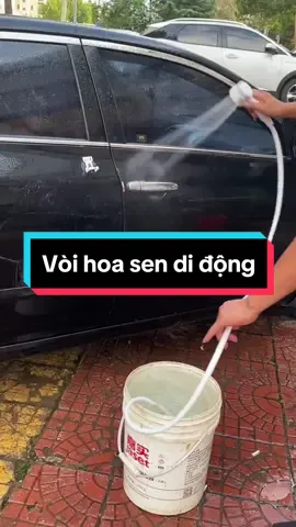 Vòi hoa sen cắm trại di động, sạc pin usb #voihoasencamtrai #xuhuong 