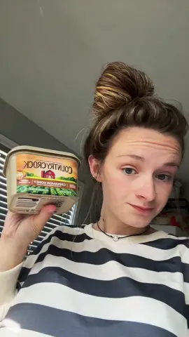 I am so mad @Country Crock i grew up on this stuff so when it just hit the stores again, i ran so fast. Wtf is this plain butter doing in my cinnamon honey butter tub 