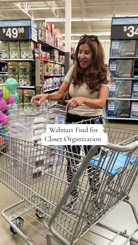 These clear bins with lids are a favorite from @Walmart They come in different sizes so you can store off season items, shoes, belts or purses.👢🧣🧤 Shop these bins and all of my favorites by going to the link in my profile✨ #walmartfinds #closetorganization #smallspaces #getorganized #neatlydesigned 