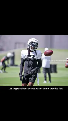 Las Vegas Raiders Davante Adams on the practice field #maxxcrosby #sportsphotography #sportsphotographer #canonphotography #raiders #raidernation #lasvegasraiders #nfl #nflnews 