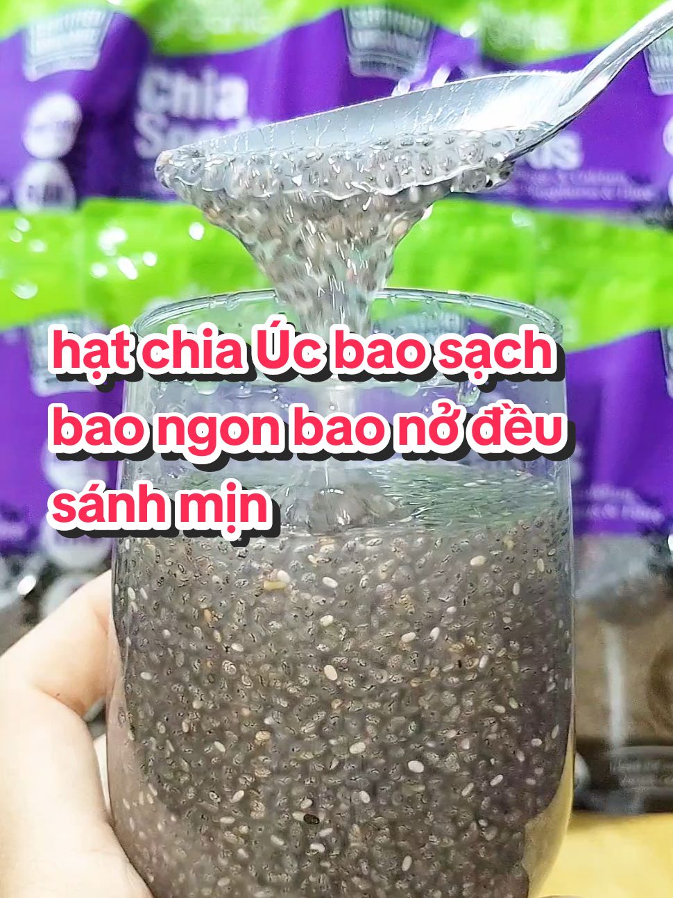 hạt chia Úc 1kg sạch ngon nở đều sánh mịn #hatchia #thucuongboduong #anngonmoingay #muataitiktokshop #xuhuong 