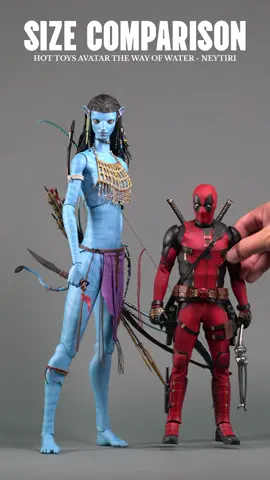 Size Comparison: Hot Toys Avatar The Way of Water - Neytiri  . #sizecomparison #sizematters #comparison #avatar #avatarthewayofwater #neytiri #zoesaldana #pandora #marvel #marvellegends #mafex #shfiguarts #deadpool #spiderman #avengers #starwars 