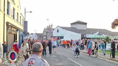Lisburn Young Defenders Flute Band on parade through Antrim on Saturday 24th August 2024 for Ballycraigy Sons Of Ulster FB Parade