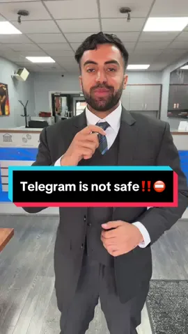 Telegram is not safe! #lawyer #lawyersoftiktok #fyp #criminaldefenselawyer #crime #police #law #lawstudent #lawyers #lawyeroftiktok #telegram 