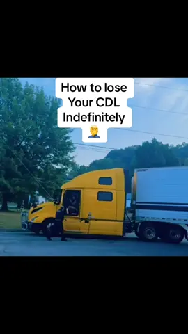 How to lose your Commercial Drivers license indefinitely!!! 🤦‍♂️ #cdl #cdllife #cdldriver #trucking #truckinglife #overtheroad #otr #truckdriver #truckers #18wheeler #girltrucker #truckdriversoftiktok #caughtoncamera #crashout #semi #highspeedchase #reels #truck #fypシ゚viral #horsepoweraddicts 