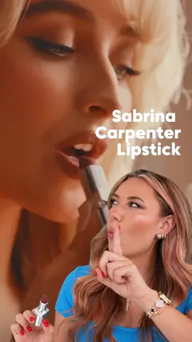 @Sabrina Carpenter has good taste in lipsticks💋 Who else spotted this @pradabeauty lipstick in her new music video?! 👀 #makeup #beauty  #sabrinacarpenter #shortandsweet 