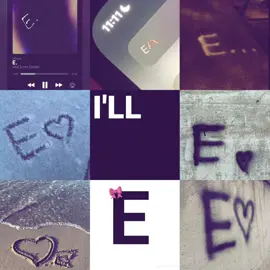 Im trying my best to do all letters 🤞#E #her #him #bsf #crush #rlt #bf #gf #fy #initial #foryou #foryoupage #fyp #viral #trend #trending  