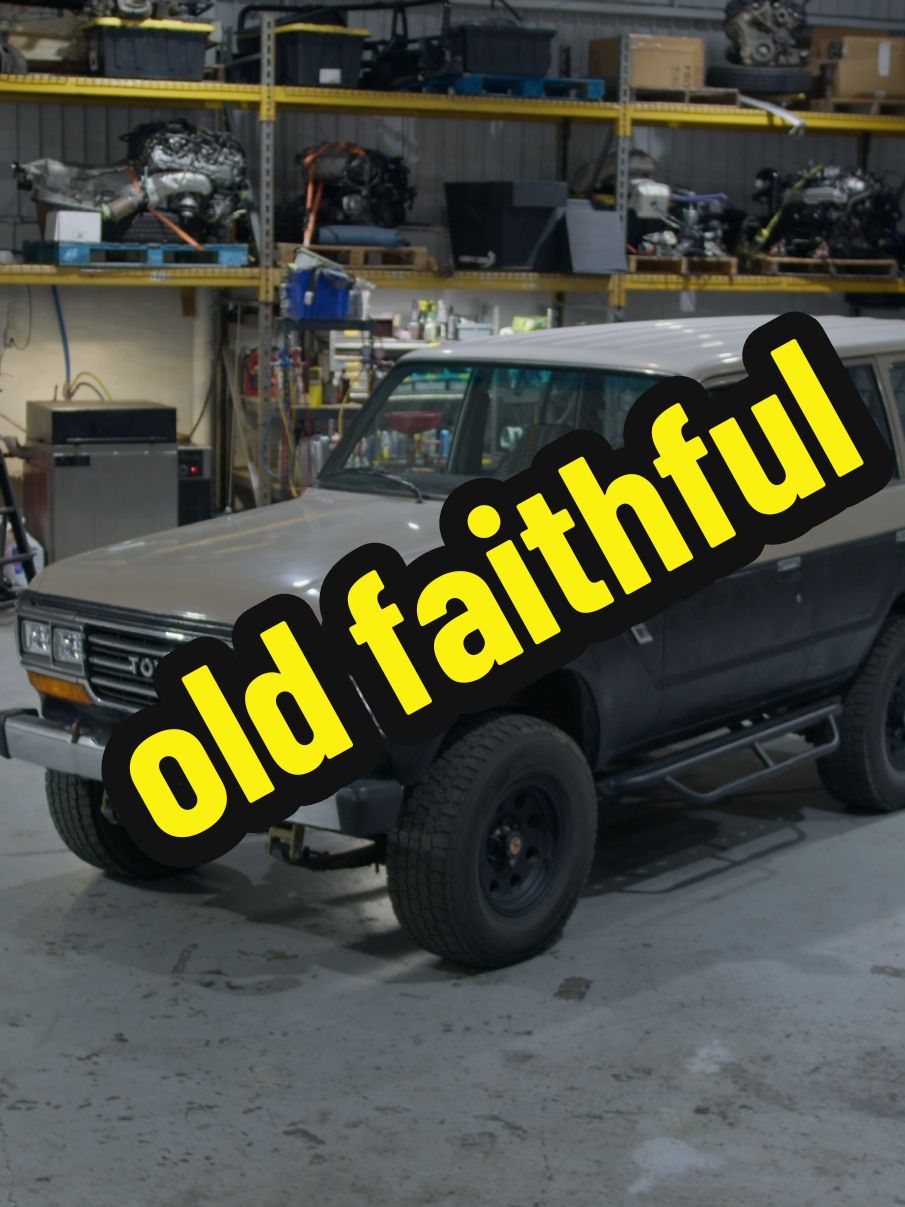 the character in this FJ62 Landcruiser is on point #landcruiser #toyota #fj62 