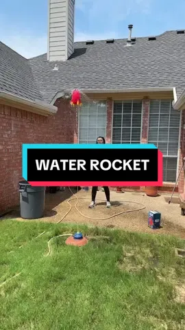 this is a water rocket that can be used as a sprinkler or a water toy to keep cool! Just hook it up to a garden hose, turn on the water, and watch it spin while splashing in a circle! 🤸🏻‍♀️💦🌪️😆 #sprinkler #waterfun #watertoys #outdoorsy #funtok #falldealsforyou 