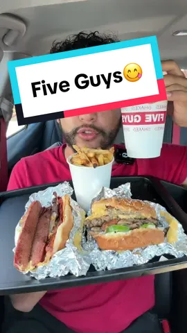 I always want Five Guys Late at Night 🙂‍↕️ #fiveguysburgers #FastFoodReview #mukbang #fiveguysburgersandfries five guys mukbang