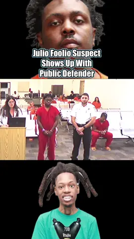 Julio Foolio Suspect Shows Up With A Public Defender Rashad Murphy the fourth suspect made his first court appearance today. A pre trial hearing was set for Tuesday, September 3rd 2024. The other suspects, Isaiah Chance, Alicia Andrews and Sean Gathright, all pleaded not guilty on Monday. Davion Murphy is the final suspect in the that is still on the run. #foolio #juliofoolio #whoismoke #ripjuliofoolio #ripfoolio #jacksonville #rap #hiphop #yungeenace #ksoo #atk #kta #doit #police #cops #wheniseeyou #duvalcounty #corbin #charlesjones #spinabenz #730radio #gameover #jacksonvillepolice #tampapolice #guddazay #seanslens #rashadmurphy #isaiahchance #aliciaandrews #seangathright 
