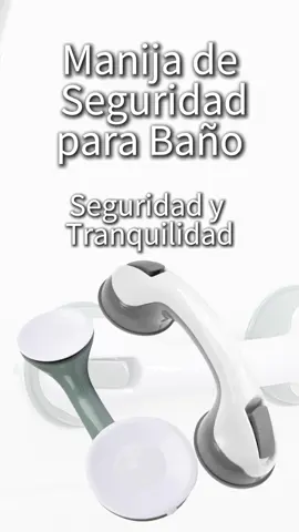 🚿 ¡Asegura tu baño con nuestra manija de seguridad!  CUENTA CON 2 UNIDADES  Ideal para brindar apoyo y estabilidad en cada uso, especialmente para niños y adultos mayores. Fácil de instalar y con un agarre antideslizante para mayor confianza. ¡Mantén tu baño seguro y funcional! #TripleClean #SeguridadEnElBaño #confianzatotal