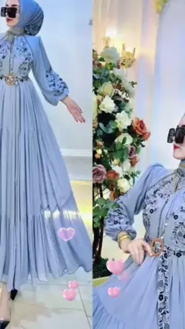 Gamis Bordir Kondangan Mewah Kekinian 2024 Elmira Dress Ceruty Babydoll Harga Rp104.249  #gamisbordir #gamiskondangan #gamismewah #dresselmira #dressceruty #dressgamiskekinian 