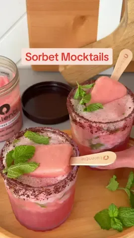 Try @Talenti Gelato Sorbetto Jars and Bars as a quick hack to make the perfect end of summer mocktail. Pick from one of four flavors all made with 100% real Fruit and 100% deliciousness. I mix the Summer Strawberry Sorbetto with mint, lime juice and club soda and then garnished it with Summer Strawberry Mini Sorbetto Bar because they’re cute and only 45 calories! #TalentiPartner #sorbet #sorbetto #mocktail INGREDIENTS 1 lime, cut into wedges 1 tablespoons sumac for rim 6-8 mint leaves, plus extra for garnish 2 cups Talenti Strawberry Sorbetto 2 cups club soda 1 Mini Sorbetto Bar for garnish INSTRUCTIONS Prepare the two cups by rubbing the rim with a lime wedge and dipping it in sumac for added flavor, if desired. Squeeze the lime juice and divide the mint leaves between the two cups. Use the back of a wooden spoon to muddle the lime juice and mint leaves. Scoop the ice cream into the two cups, pour the club soda and stir to combine with the muddled mint leaves. Garnish with mint leaves and the Mini Sorbetto Bar.