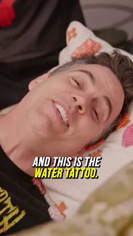 I Got a Neck Tattoo With WATER #liquiddeath #tattootiktok #steveo 