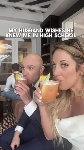 😂 1994 Was looking a little different for me than my husband 👼🏼  Funny thing about this trend, was I was thinking about doing it years ago. My hubby didn’t think it was that funny and I didn’t know if it felt creepy to me or not. But the crazy thing is all of these other people doing it and usually the wife is younger not the husband.  So I felt like I should represent the other side of the coin.  Also I just made this Reel real quick to give all of the crazy XY chromosome haters hanging out in my comment section lately something to talk about. Here’s to you! 🥂and you propelling my Age Gap reel into the millions 😂 #agegapcouple  My husband wishes he knew me in High School