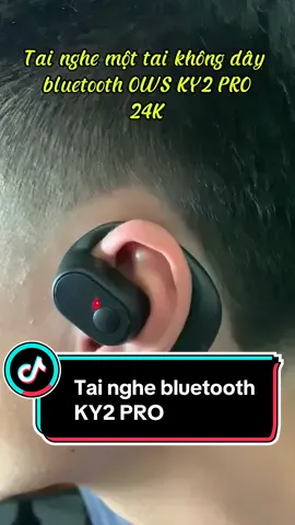OWS KY2 PRO Tai nghe một tai không dây bluetooth. Màn hình hiển thị nguồn LED. Phát lại đến 16h. Pin 110mAh. #xuhuong #xuhuongtiktok #thinhhanh #giadungthongminh1 #tainghe #tainghebluetooth #tainghekhongday #taingheky2pro 