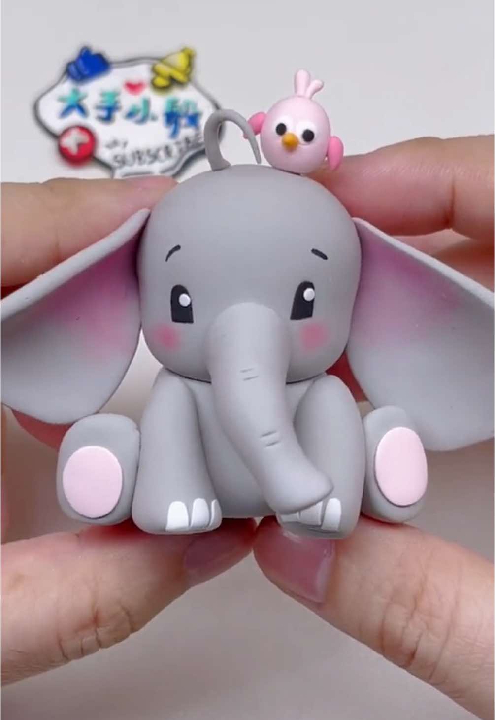 elephant 🐘#clay #clayart #crafting #DIY #shorts 