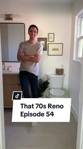 From major turn-off to major selling feature 😍 #sponsored  This house sat on the market for a long long  time before I bought it, and I think a big reason for that was the dis functional tiny primary bathroom 🚽  After doing the demo, I decided to call in the pros with Right Remodeling who helped me do the major construction pieces I didn’t feel comfortable doing myself! They helped turn my big idea into reality and I literally cannot believe this is the same space!!! What do you think?!?!?!? #bathroomremodel #bathroomupgrade #beforeandafter #that70sreno #demo #plumbing #tiling
