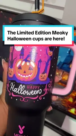 The Limited Edition Meoky Halloween cups are here for a short amount of time! #halloween #happyhalloween #halloweentumbler #halloween2024 