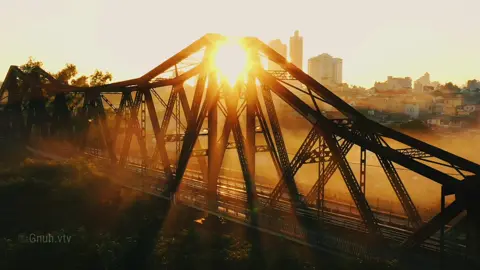 Nét cổ kính giữa lòng Hà Nội 🇻🇳🎞️📸 #muàthu #longbienbrigde #flycamvietnam #mavic2pro 