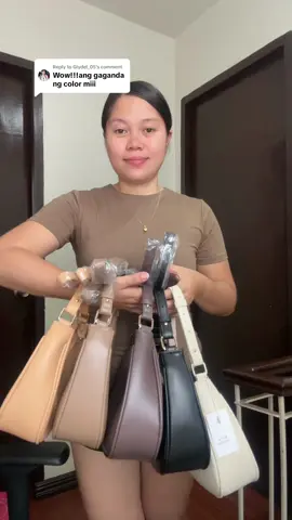 Replying to @Glydel_05 yes sis. Gaganda talaga lahat❤️🫶 High-end Mumu bags! Half moon bags! Bags for women! Sling bag! Kili bag! Hand bag!  #halfmoonbag #mumubag #highendmumubagqualitybag #slingbag #kilibag #handbag #bagsforwomen 