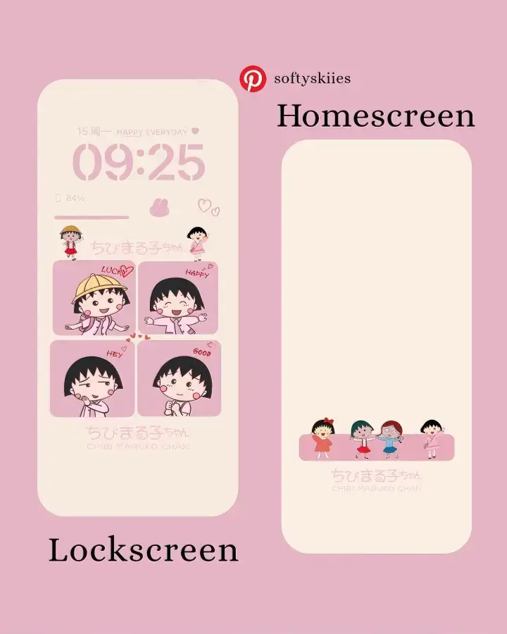 #lockscreen #homescreen #pinterest #wallpaper #capcut #cute #aesthetic #chibimarukochan #cherry #powerpuffsgirls #pink #fyf #fyp #foryou #