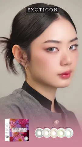 ✨Varian Warna :💫 🌸 Miss ICE - Olivia Brown 🌼 Miss ICE - Kendal Mint 🌸 Miss ICE - Charlie Blue 🌼 Miss ICE - Billie Black 🌸 Miss ICE - Selena Grey ✨Detail Product :💫 🌸 Diameter 14.5mm 🌼 Water content 42% 🌸 Base curve 8.6mm 🌼 Masa pakai 6 bulan 🌸 Made in KOREA 🌼 KEMENKES RI AKL : 21204320562 #Exoticon #SoftlensExoticon #ExoLove #FreedomInSight #StandOutAndBeColorful #Softlens #SoftlensNatural #SoftlensKorea #RekomendasiSoftlens #SoftlensExoticonMissICE