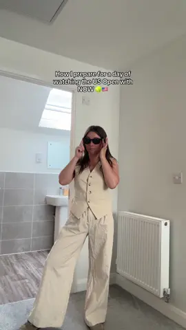 Prepare for a day of watching the US Open with me, have you been watching? @NOW #ad #USOpen #outfitinspo #mumsoftiktok #mumstyle #mumoutfits #OOTD #mumlife #trendingvideo #videotrend #mumoutfit #usopen2024 