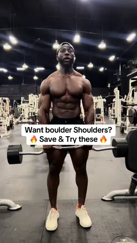 Want boulder shoulders ?? Save & Try these 😤💪🏿 #fyp #shoulders #shoulderworkout #shoulder #upperbodyworkout #upperbody #Fitness #workout #motivation #gym #FitTok #workouttok #GymTok #viralvideos #trending #beachbody #foryou #foryoupage #fyppppppppppppppppppppppp #houstontx 